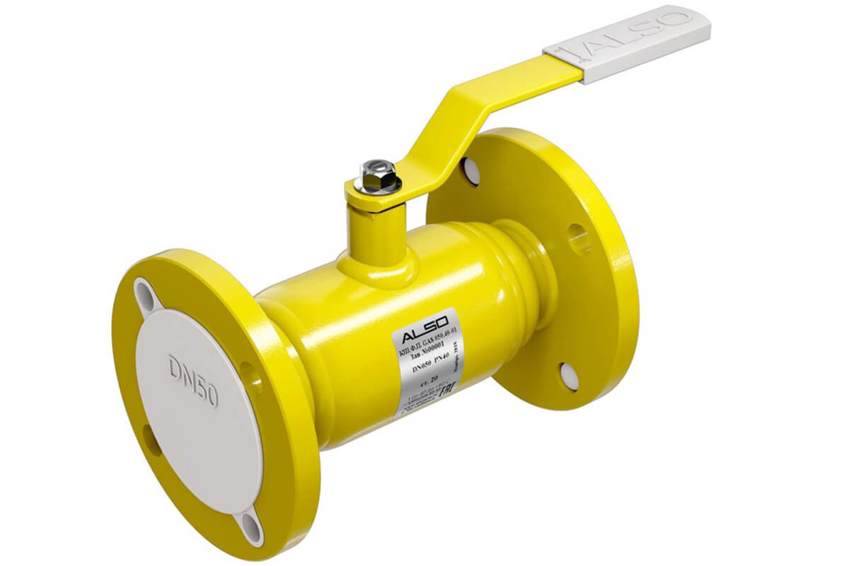 Кран шаровой фланцевый газовый КШ.Ф.GAS.100.16-01 Ду100 Ру16