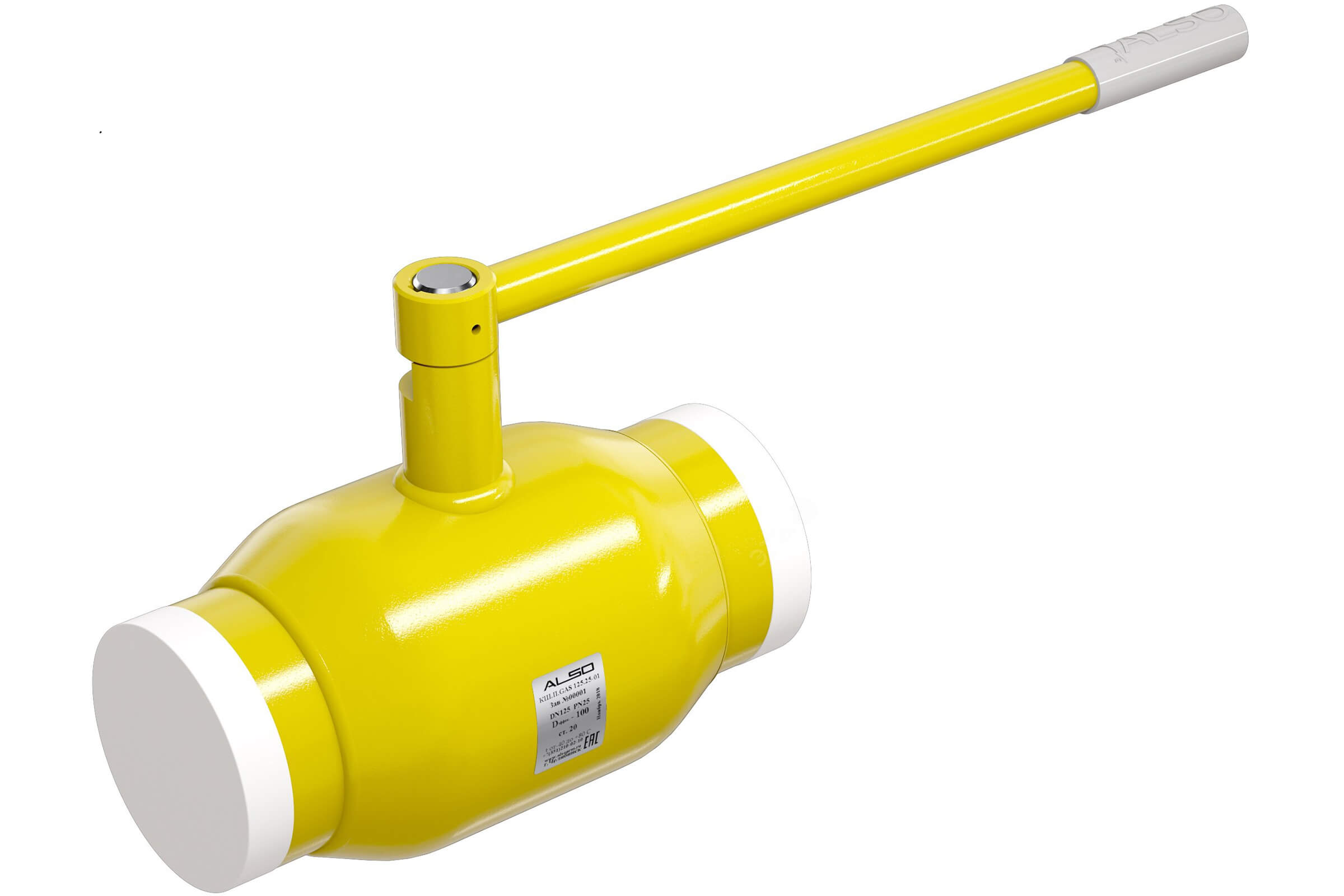 Кран шаровой приварной газовый КШ.П.GAS.065.25-01 Ду65 Ру25